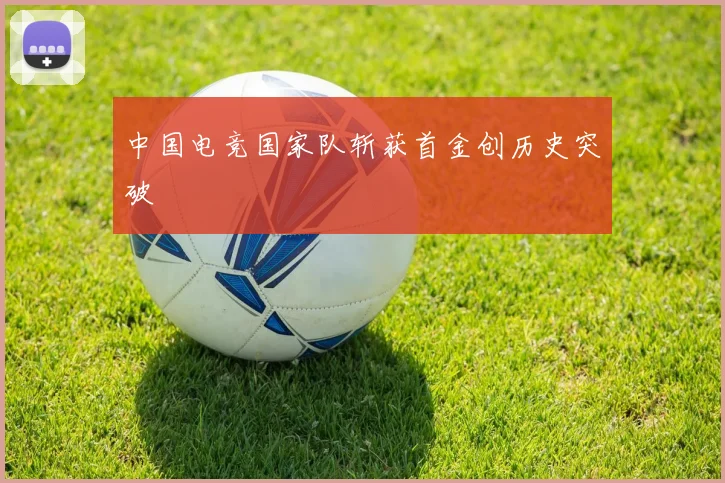 中国电竞国家队斩获首金创历史突破